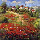 Hulsey - Country Village II painting